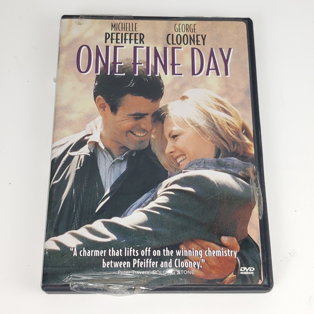 One Fine Day | DVD 90's Movie Disc George Clooney Entertainment Comedy Drama